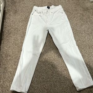 J crew white denim